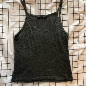 Charcoal Grey Brandy Melville Tank Top